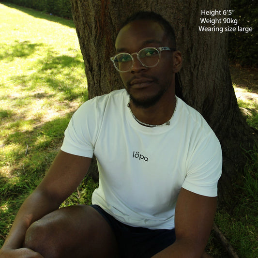 Löpa - White Training Tee